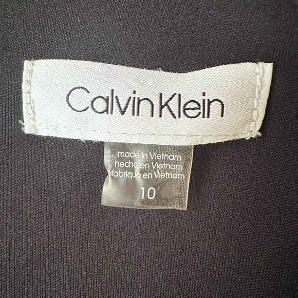 Calvin Klein Dot Chiffon Maxi Dress - Picture 5 of 7